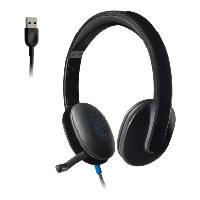 DIADEMA LOGITECH H540 NEGRO CONECTOR USB CONTROL DE AUDIO INTEGRADO WINDOWS/ MAC OS/ CHROME OS, - Garantía: 2 AÑOS -