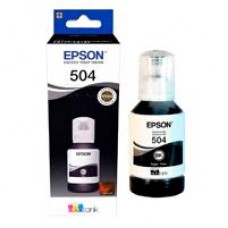CARTUCHO EPSON MODELO T504 NEGRO, PARA L4150, L4160, L6161, L6171, L6191, - Garantía: SG -