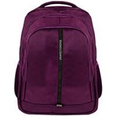 MOCHILA PERFECT CHOICE PARA LAPTOP 15-17 ESSENTIALS MORADA, - Garantía: 1 AÑO -