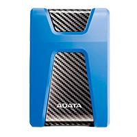 DISCO DURO EXTERNO ADATA HD650 1TB PORTATIL 2.5 USB 3.2 WINDOWS MAC LINUX CONTRAGOLPES COLOR AZUL AHD650-1TU31-CBL, - Garantía: 3 AÑOS -