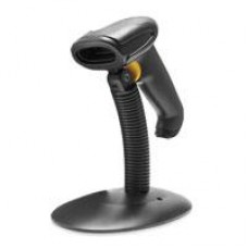 LECTOR DE CODIGO DE BARRAS GHIA GSCB1 / 1D / LED CCD / USB / CON BASE / NEGRO, - Garantía: 1 AÑO -