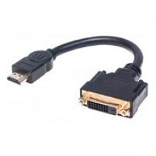 CABLE HDMI,MANHATTAN,354592, - DVI-D M-H  20CM, - Garantía: 5 AÑOS -