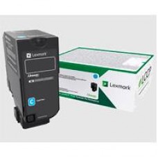 TONER LASER LEXMARK COLOR CYAN RENDIMIENTO ESTANDAR, NP 74C4SC0, HASTA 7000 PAGINAS, MODELOS: CS720DE, CX725DHE, CS725DE, - Garantía: SG -