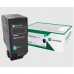 TONER LASER LEXMARK COLOR CYAN RENDIMIENTO ESTANDAR, NP 74C4SC0, HASTA 7000 PAGINAS, MODELOS: CS720DE, CX725DHE, CS725DE, - Garantía: SG -
