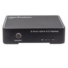 VIDEO SPLITTERMANHATTAN,207591, HDMI 4K60HZ, 1 IN2 OUT, - Garantía: 3 AÑOS -