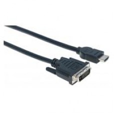 CABLE HDMI,MANHATTAN,372510, - DVI-D M-M  3.0M, - Garantía: 5 AÑOS -