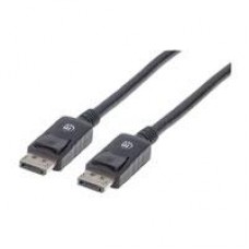 CABLE DISPLAYPORT,MANHATTAN,306935, V1.2 M-M 1.0M NEGRO 4K60HZ, - Garantía: 5 AÑOS -