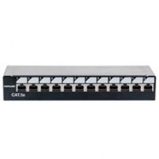 PANEL PARCHEO,INTELLINET,720618, CAT 5E, 12 PTOS ESCRITORIO C/BLOQUEO, - Garantía: 5 AÑOS - PANEL PARCHEO,INTELLINET,720618, CAT 5E, 12 PTOS ESCRITORIO C/BLOQUEO, - Garantía: 5 AÑOS -