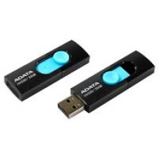 MEMORIA ADATA 32GB USB 2.0 UV220 RETRACTIL NEGRO-AZUL (AUV220-32G-RBKBL), - Garantía: 5 AÑOS -