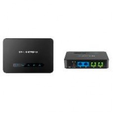ATA GRANDSTREAM HT812 | 2 PUERTOS FXS 2 CUENTAS SIP CON 2 PUERTOS DE RED GIGABIT CON ROUTER INTEGRADO, - Garantía: 1 AÑO -