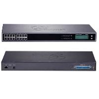 GATEWAY GRANDSTREAM GXW4216/ 16 PUERTOS FXS 1 PUERTO TELCO DE 50 PINS MONTAJE ESCRITORIO Y RACK, - Garantía: 1 AÑO -