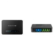 ATA GRANDSTREAM HT814 V2 PARA TELFONO ANALOGICO 4 PUERTO FXS 2 CUENTA SIP 2 PUERTOS GIGABIT, - Garantía: 1 AÑO -