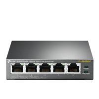 SWITCH | TP-LINK | TL-SG1005P | 5 PUERTOS RJ45 GIGABIT 10/100/1000 MBPS | NO ADMINISTRABLE |CON 4 PUERTOS POE | PARA ESCRITORIO, - Garantía: 2 AÑOS -