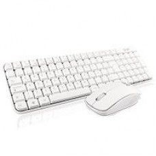 COMBO TECLADO MULTIMEDIA Y MOUSE OPTICO GHIA / GT4000WG / INALAMBRICO / RECEPTOR USB / BLANCO, - Garantía: 1 AÑO -