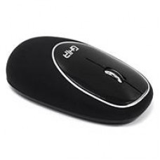 MOUSE ERGONOMICO GHIA / GT100NN / INALAMBRICO / RECEPTOR USB / 2 BOTONES / SCROLL / 1000 DPI / MEMORY FOAM / NEGRO, - Garantía: 1 AÑO -