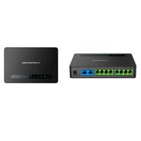 ATA GRANDSTREAM HT818 V2 PARA TELFONO ANALOGICO 8 PUERTO FXS 2 CUENTA SIP 2 PUERTOS GIGABIT, - Garantía: 1 AÑO -