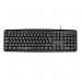 TECLADO ALAMBRICO RESISTENTE A SALPICADURAS Y DERRAMES TECLAS DE MEMBRANA CONECTOR USB PERFECT CHOICE - NEGRO, - Garantía: 1 AÑO -