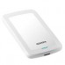 DISCO DURO EXTERNO ADATA HV300 2TB PORTATIL 2.5 USB 3.2 WINDOWS MAC LINUX DASHDRIVE SLIM COLOR BLANCO AHV300-2TU31-CWH, - Garantía: 3 AÑOS -