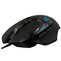 MOUSE GAMING LOGITECH G502 HERO NEGRO ALAMBRICO USB LIGHTSYNC RGB 16K DPIS, - Garantía: 2 AÑOS -