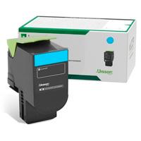 TONER LASER LEXMARK COLOR CYAN RENDIMIENTO ESTANDAR, NP 78C40C0, HASTA 1400 PAGINAS, MODELOS CX622ADE, CS421DN, CS521DN, CX625ADHE CX522ADE, CS622DE, CX421ADN, - Garantía: SG -