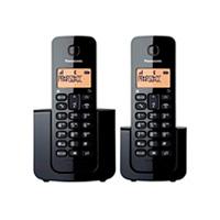 TELEFONO PANASONIC KX-TGB112MEB INALAMBRICO BASICO BASE HANDSET 20 NUMEROS IDENTIFICADOR DE LLAMADAS, 50 NUMEROS DIRECTORIO LOCALIZADOR DE AURICULAR NEGRO, - Garantía: 1 AÑO -