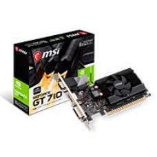 TARJETA DE VIDEO MSI NVIDIA GEFORCE GT 710 LOW PROFILE, 2GB 64-BIT GDDR3, PCI EXPRESS 2.0 TARJETA DE VIDEO MSI NVIDIA GEFORCE GT 710 LOW PROFILE, 2GB 64-BIT GDDR3, PCI EXPRESS 2.0