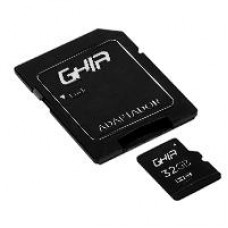 MEMORIA GHIA 32 GB TIPO MICRO SD CLASE 10 CON ADAPTADOR, - Garantía: 1 AÑO -