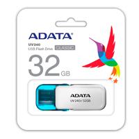MEMORIA ADATA 32GB USB 2.0 UV240 BLANCO ( AUV240-32G-RWH), - Garantía: 5 AÑOS -