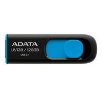 MEMORIA ADATA 128GB USB 3.2 UV128 RETRACTIL NEGRO-AZUL (AUV128-128G-RBE), - Garantía: 5 AÑOS -
