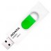 MEMORIA ADATA 128GB USB 3.2 UV320 RETRACTIL BLANCO-VERDE (AUV320-128G-RWHGN), - Garantía: 5 AÑOS -