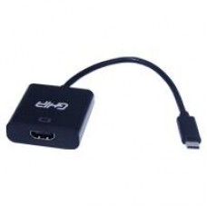 ADAPTADOR GHIA CONVERTIDOR USB 3.1 TIPO C MACHO A HDMI HEMBRA / SALIDA DE VIDEO 4K, - Garantía: 1 AÑO -