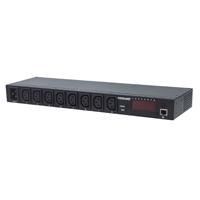 BARRA PDU,INTELLINET,163682,  8 CONT. GAB/RACK 19, 1U, INTELIGENTE CON MONITOREO, - Garantía: 3 AÑOS -