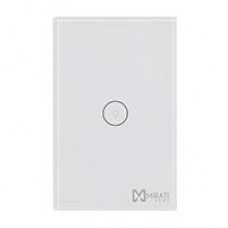 APAGADOR INTELIGENTE DE PARED // MIRATI // WIFI 2.4GHZ // 1 APAGADOR TOUCH // COMPATIBLE CON ANDROID E IOS // FUNCIONA CON ALEXA Y ASISTENTE DE GOOGLE, - Garantía: 1 AÑO -