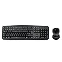 KIT DE TECLADO Y MOUSE ALAMBRICO CONECTOR USB PERFECT CHOICE - NEGRO, - Garantía: 1 AÑO -