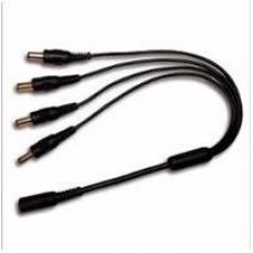 DIVISOR DE ENERGIA SAXXON / TIPO PULPO/ 4 CONECTORES MACHO/ 2.1MM/ 1 CONECTOR HEMBRA, - Garantía: 1 AÑO -