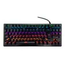 TECLADO MECANICO OCELOT GAMING OGMK02 / SWITCH AZUL / RGB / 88 TECLAS / ANTHIGOSTING / USB / COLOR NEGRO, - Garantía: 1 AÑO -