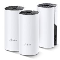ROUTER DECO E4(3-PACK) | AC1200 | DUAL BAND |WIFI MESH | 2 PUERTOS WAN/LAN 10/100MBPS, - Garantía: 2 AÑOS -