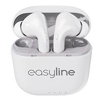 AUDIFONOS INALAMBRICOS BLUETOOTH TWS EASY LINE BY PERFECT CHOICE VIVA BUNDS - BLANCO, - Garantía: 1 AÑO -
