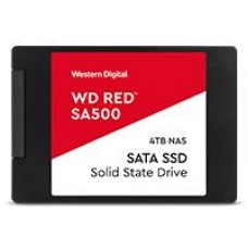 UNIDAD DE ESTADO SOLIDO SSD INTERNO WD RED SA500 4TB 2.5 SATA3 6GB/S LECT.560MBS ESCRIT 530MBS 7MM NAS, - Garantía: 5 AÑOS -