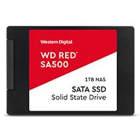 UNIDAD DE ESTADO SOLIDO SSD INTERNO WD RED SA500 1TB 2.5 SATA3 6GB/S LECT.560MBS ESCRIT 530MBS 7MM NAS WDS100T1R0A, - Garantía: 5 AÑOS -