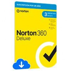 ESD NORTON 360 DELUXE / TOTAL SECURITY/ 3 DISPOSITIVOS/ 1 AÑO/ DESCARGA DIGITAL, - Garantía: SG -