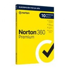 NORTON 360 PREMIUM / TOTAL SECURITY/ 10 DISPOSITIVOS/ 1 AÑO (CAJA), - Garantía: SG -