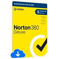 ESD NORTON 360 DELUXE / TOTAL SECURITY/ 5 DISPOSITIVOS/ 1 AÑO/ DESCARGA DIGITAL, - Garantía: SG -
