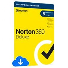 ESD NORTON 360 DELUXE / TOTAL SECURITY/ 5 DISPOSITIVOS/ 1 AÑO/ DESCARGA DIGITAL, - Garantía: SG -