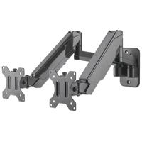 SOPORTE MONITOR,MANHATTAN,461627, P/2 MONITOR 17 A 32 PARED, PISTON, - Garantía: 3 AÑOS -