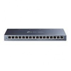 SWITCH | TP-LINK | TL-SG116 | 16 PUERTOS RJ45 GIGABIT 10/100/1000 | NO ADMINISTRABLE | CARCASA METALICA | PARA ESCRITORIO O PARED, - Garantía: 2 AÑOS -