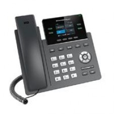 TELEFONO IP GRANDSTREAM GRP2612/  2 CUENTAS SIP 4 LINEAS PANTALLA A COLOR 2 PUERTOS 10/100/100 16 TECLAS BLF  POE (NO INCLUYE ELIMINADOR), - Garantía: 1 AÑO -