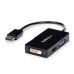ADAPTADOR DE VIDEO DISPLAYPORT A VGA DVI O HDMI - CONVERTIDOR A/V 3 EN 1 PARA VIAJES - 1080P - 1920X1200 - STARTECH.COM MOD. DP2VGDVHD, - Garantía: 3 AÑOS -