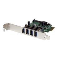 TARJETA PCI EXPRESS - ADAPTADOR PCI-E USB 3.0 CON UASP DE 4 PUERTOS Y ALIMENTACIóN SATA - CONTROLADOR SUPERSPEED - 4X USB A - STARTECH.COM MOD. PEXUSB3S4V, - Garantía: 2 AÑOS -