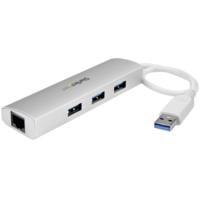 HUB USB 3.0 DE 3 PUERTOS - CONCENTRADOR DE 3 PUERTOS USB 3.0 CON ADAPTADOR DE RED ETHERNET GIGABIT - HUB PORTATIL DE ALUMINIO - STARTECH.COM MOD. ST3300G3UA, - Garantía: 2 AÑOS - HUB USB 3.0 DE 3 PUERTOS - CONCENTRADOR DE 3 PUERTOS USB 3.0 CON ADAPTADOR DE RED ETHERNET GIGABIT - HUB PORTATIL DE ALUMINIO - STARTECH.COM MOD. ST3300G3UA, - Garantía: 2 AÑOS -